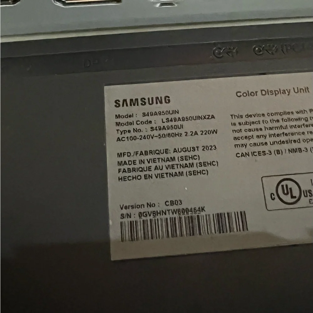 NEW Samsung 49